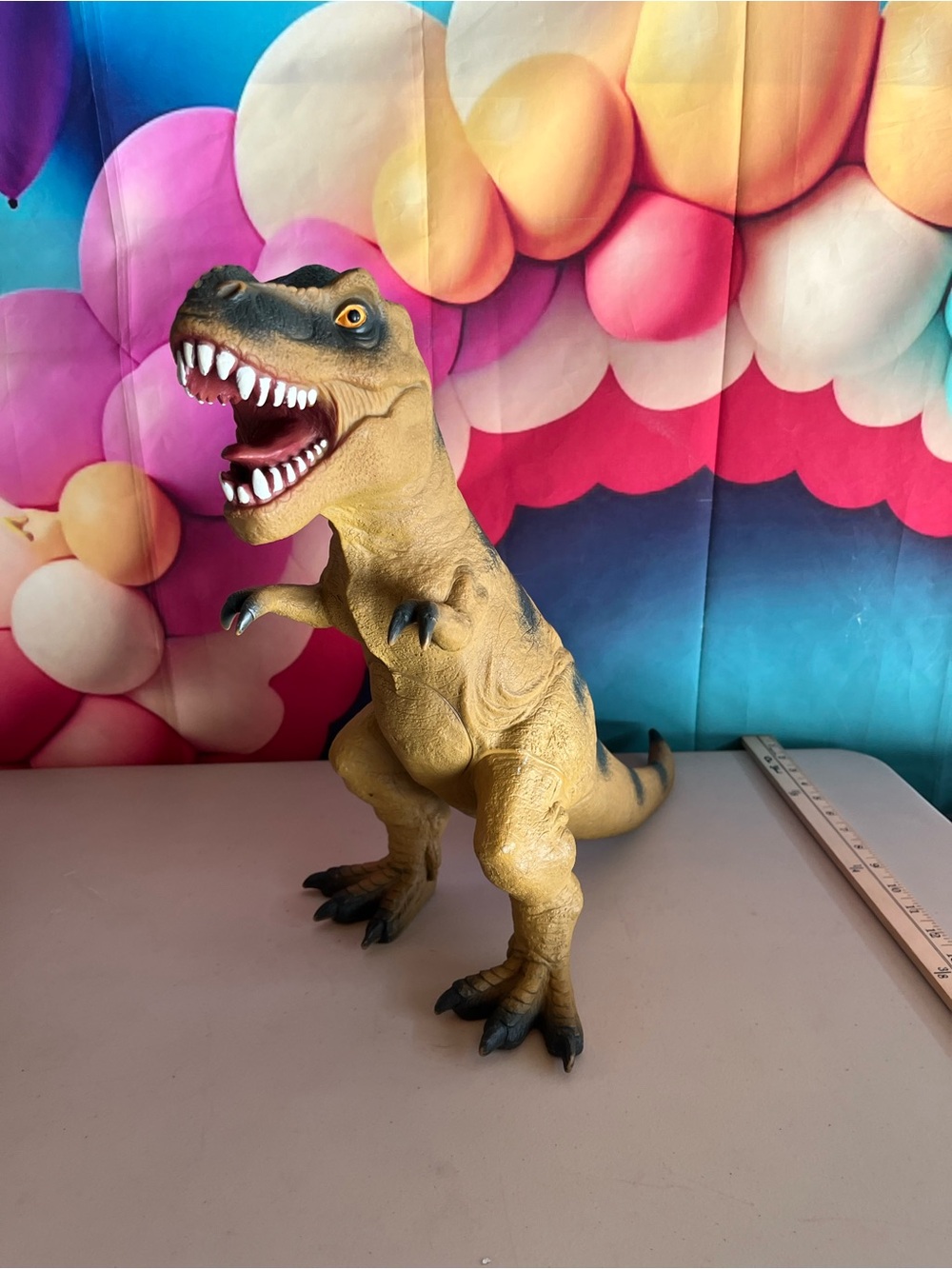 Realistic Yellow Tyrannosaurus Rex Dinosaur Toy - Kids Toy